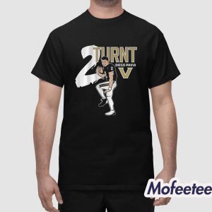 Vanderbilt Football Diego Pavia 2 Turnt Shirt 1