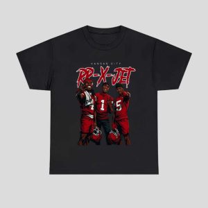 Rashee Rice Kansas City Rocks RR X JET Shirt 1