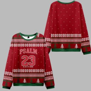 Psalm 23 Christian Ugly Christmas Sweater