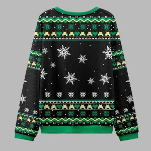 Funny Frog Warrior Ugly Christmas Sweater 3