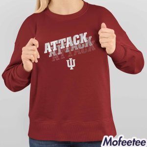 Indiana Football Attack Attack Attack Shirt 4