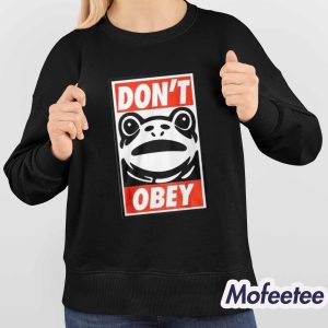 Dont Obey Portland Frog Shirt 4