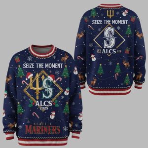 Mariners Seize The Moment ALCS 2025 Ugly Christmas Sweater 1