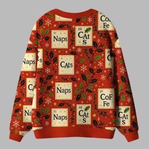 Periodic Table Funny Ugly Cardigan Sweater 2 Periodic Table Funny Ugly Cardigan Sweater 3