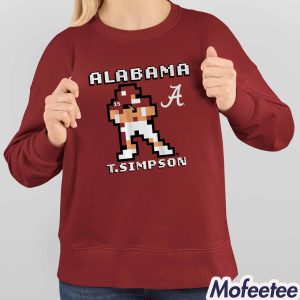 Alabama Football Ty Simpson Retro Baller Shirt 3 Alabama Football Ty Simpson Retro Baller Shirt 4