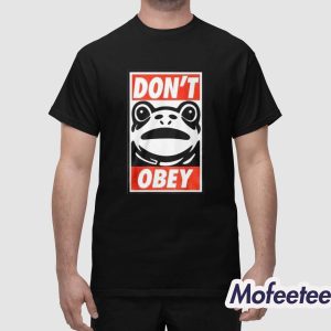 Dont Obey Portland Frog Shirt 1