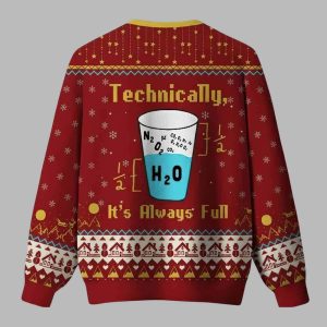 Technically It’s Always Full Science Christmas Sweater