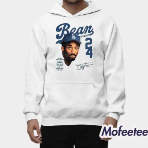 Puka Nacua Bean Kobe Bryant Dodgers 24 Black Mamba Shirt 1 Puka Nacua Bean Kobe Bryant Dodgers 24 Black Mamba Shirt 2