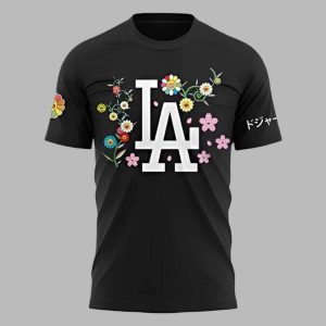 LA Dodgers Takashi Murakami Japanese Heritage Night Shirt 1 LA Dodgers Takashi Murakami Japanese Heritage Night Shirt 2