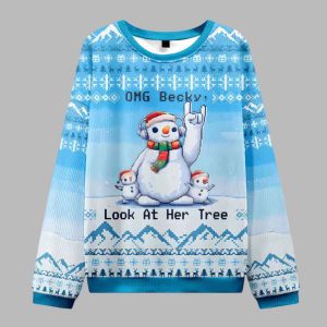 OMG Becky Look at Her Tree Ugly Christmas Sweater