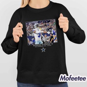 Cowboys George Pickens November 23 2025 Flash Features Week 12 Shirt