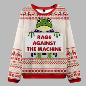 Rage Against The Machine Ugly Christmas Sweater