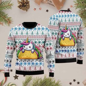 Taco Food Mens Funny Ugly Christmas Sweater