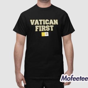 Vatican First Vatican Flag Shirt