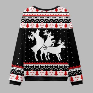 Fuck Elk Ugly Christmas Sweater