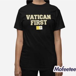 Vatican First Vatican Flag Shirt