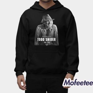 RIP Todd Snider 1966 2025 Shirt