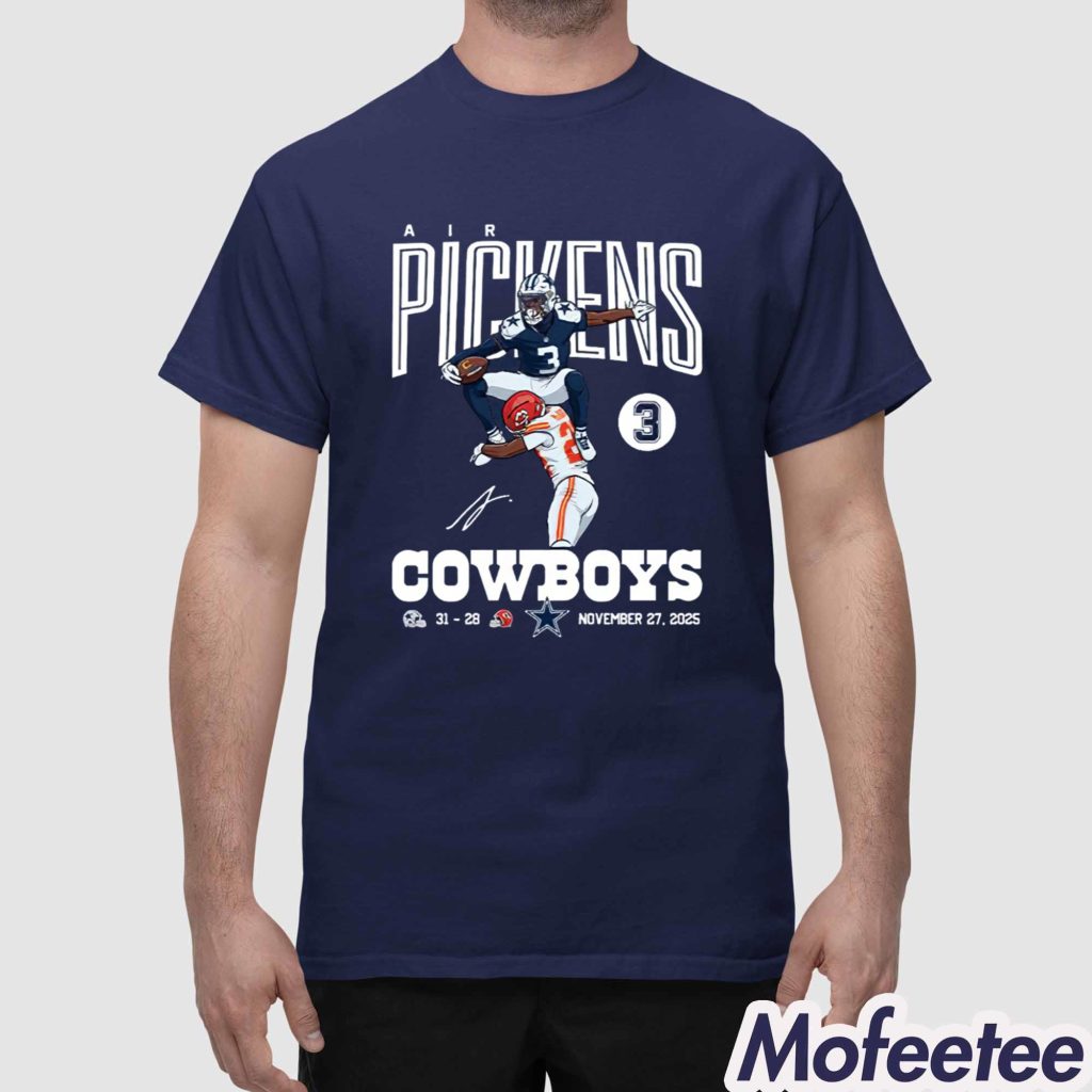 Air Pickens Cowboys 31 28 Chiefs November 27 2025 Shirt