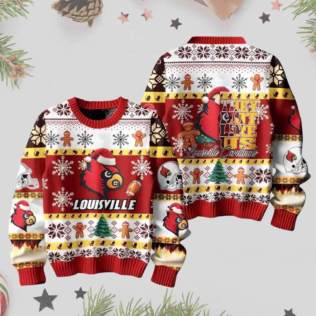 Cardinals They Not Like Us Christmas Ugly Sweater Cardinals They Not Like Us Christmas Ugly Sweater