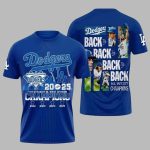 Dodgers 2025 4Th Straight NL West Division Champions Shirt