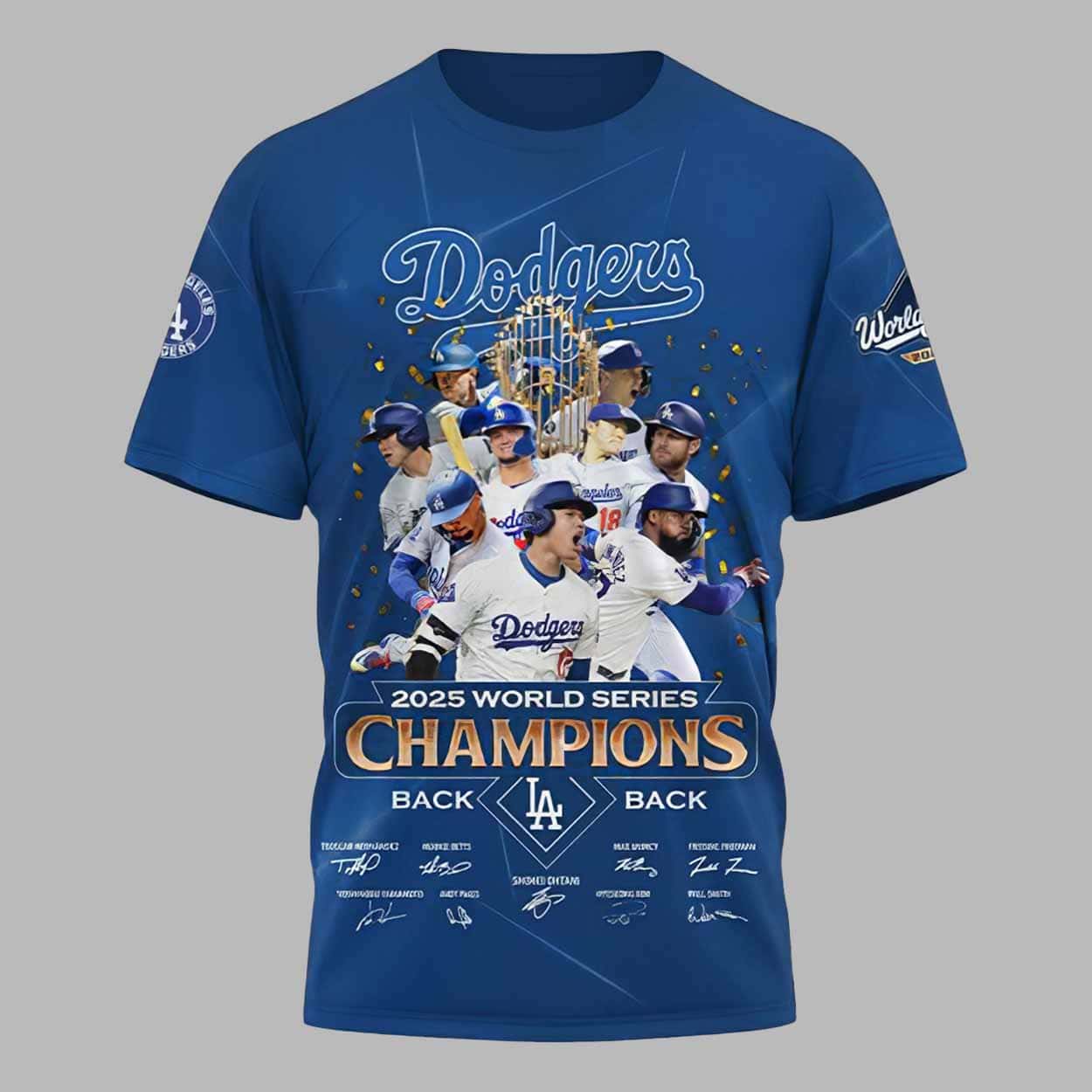 Dodgers 2025 World Series Champions Back To Back Shirt Dodgers 2025 World Series Champions Back To Back Shirt