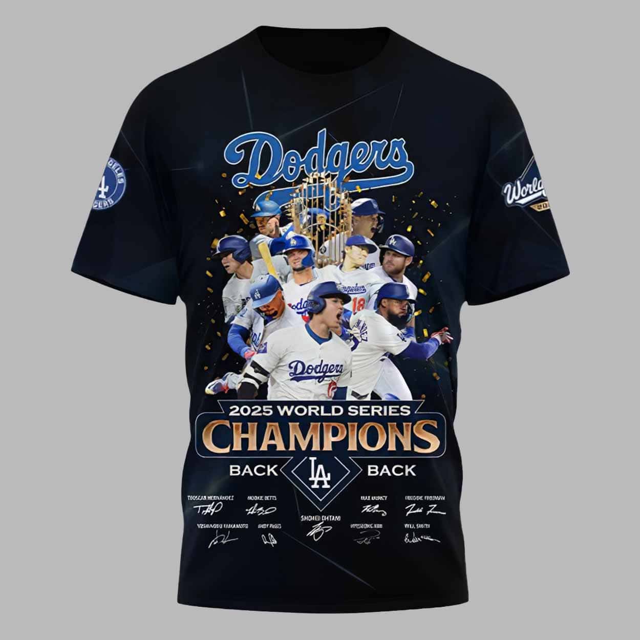 Dodgers 2025 World Series Champions Back To Back Shirt Dodgers 2025 World Series Champions Back To Back Shirt