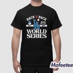 Dodgers Back 2 Back 2024-2025 World Series Shirt