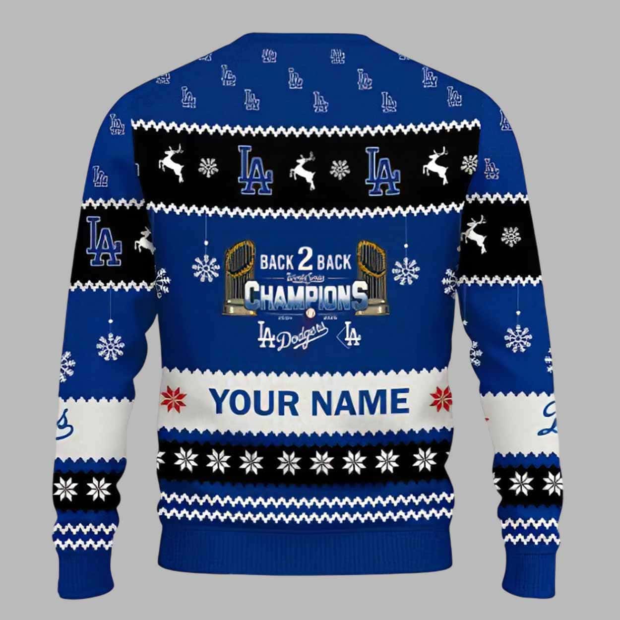 Dodgers Back To Back World Series 2025 Champions Ugly Christmas Sweater Dodgers Back To Back World Series 2025 Champions Ugly Christmas Sweater