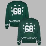 Eagles 68 Jordan Mailata Ugly Christmas Sweater