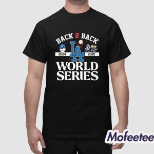Dodgers Back 2 Back 2024 2025 World Series Shirt 1