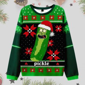 Rick And Morty Pickle Rick Ugly Christmas Sweater