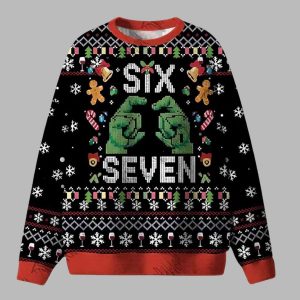 Six Seven Ugly Christmas Sweater