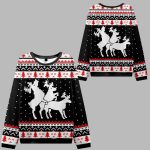Fuck Elk Ugly Christmas Sweater