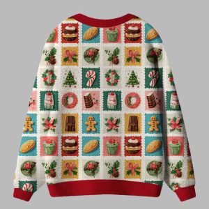 Gingerbread And Joy Ugly Cardigan Sweater 3
