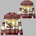 If You Don’t Like Commanders Merry Kissmyass Grnch Ugly Christmas Sweater