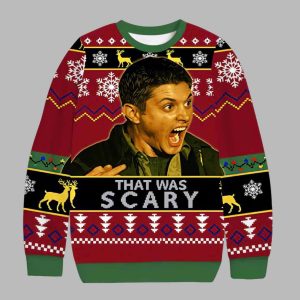 That Was Scary Ugly Christmas Sweater 1 That Was Scary Ugly Christmas Sweater