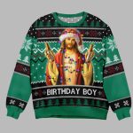 Jesus Birthday Boy Ugly Christmas Sweater