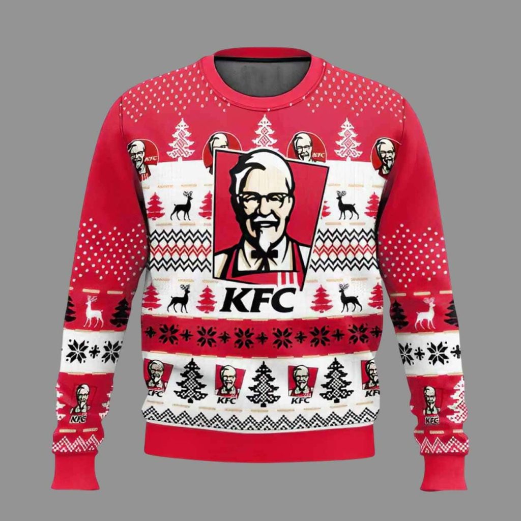 KFC Fried Chicken 2025 Ugly Christmas Sweater