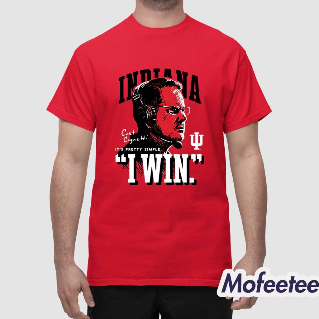 Kalen Jackson Indiana Football Curt Cignetti I Win Shirt