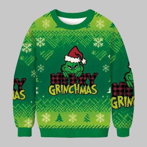 Merry Grnchmas Christmas Ugly Sweater 1 Merry Grnchmas Christmas Ugly Sweater