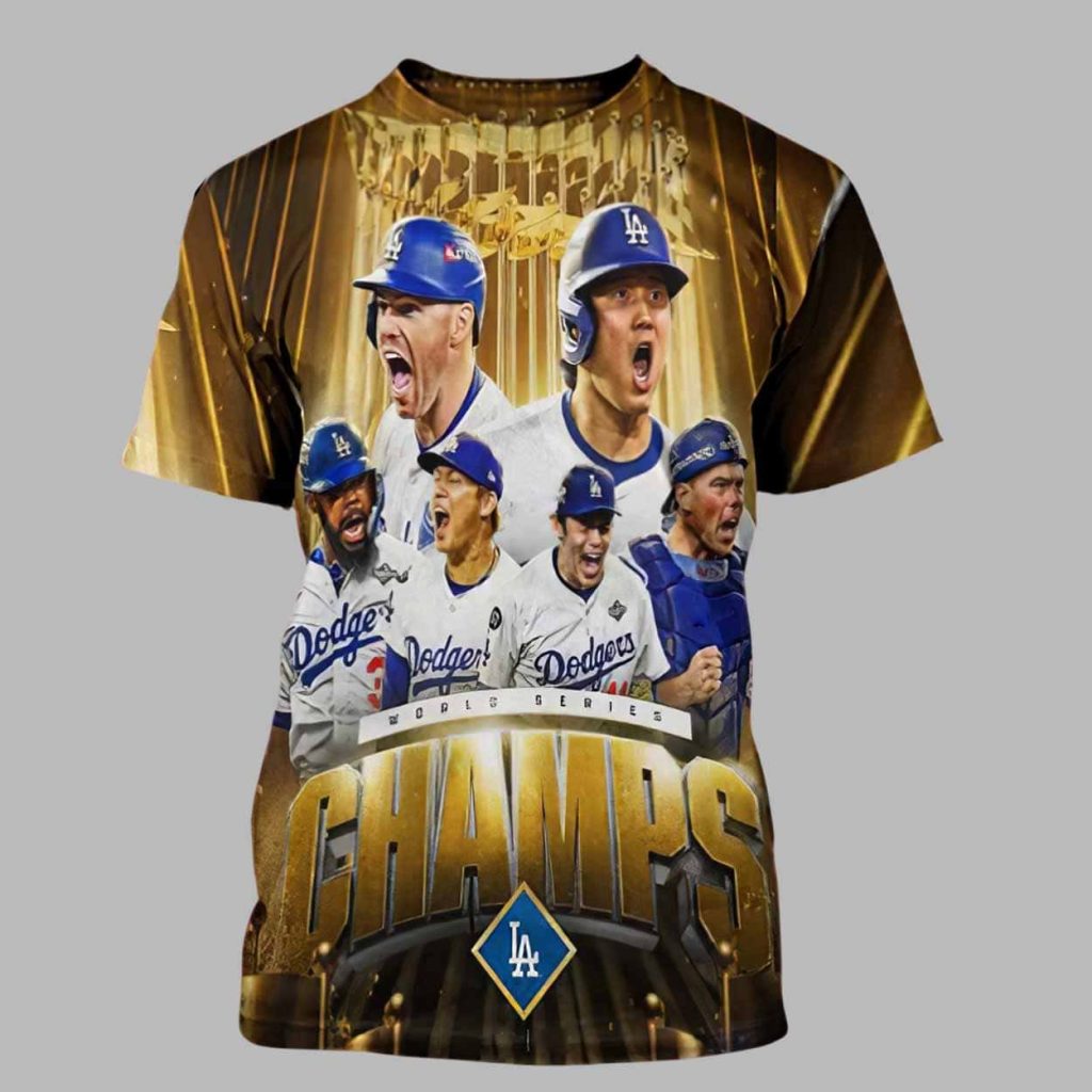 LA Dodgers The Champion World Series Champions 2025 Print Shirt 1 LA Dodgers The Champion World Series Champions 2025 Print Shirt 1