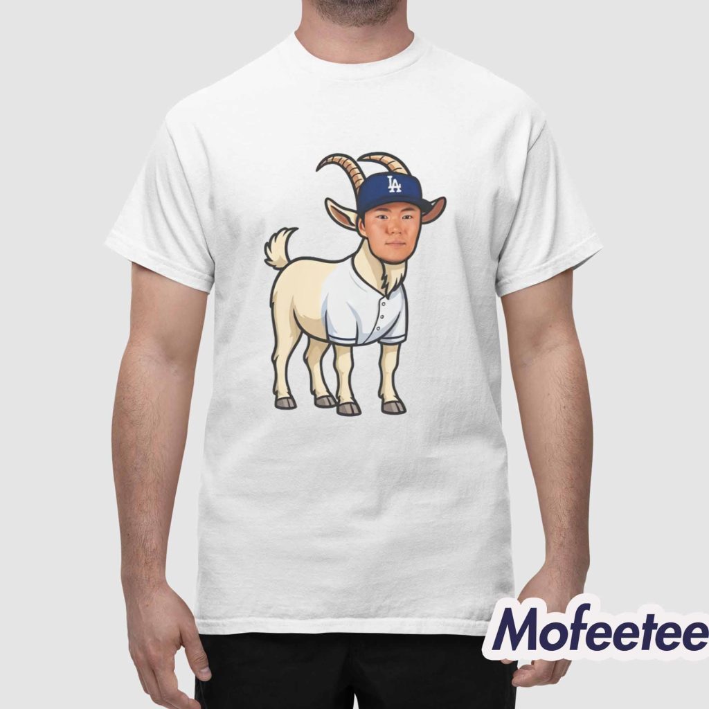 LA Dodgers Yoshinobu Yamamoto The Goat Shirt 1