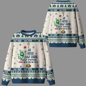 Mixed Half Jesus Half Potter Ugly Christmas Sweater