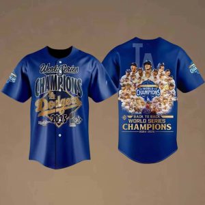LA Dodgers 2025 World Series Champions Jersey 2