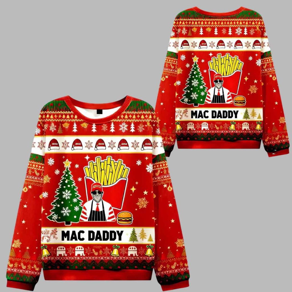 Mac Daddy Christmas Ugly Sweater Mac Daddy Christmas Ugly Sweater