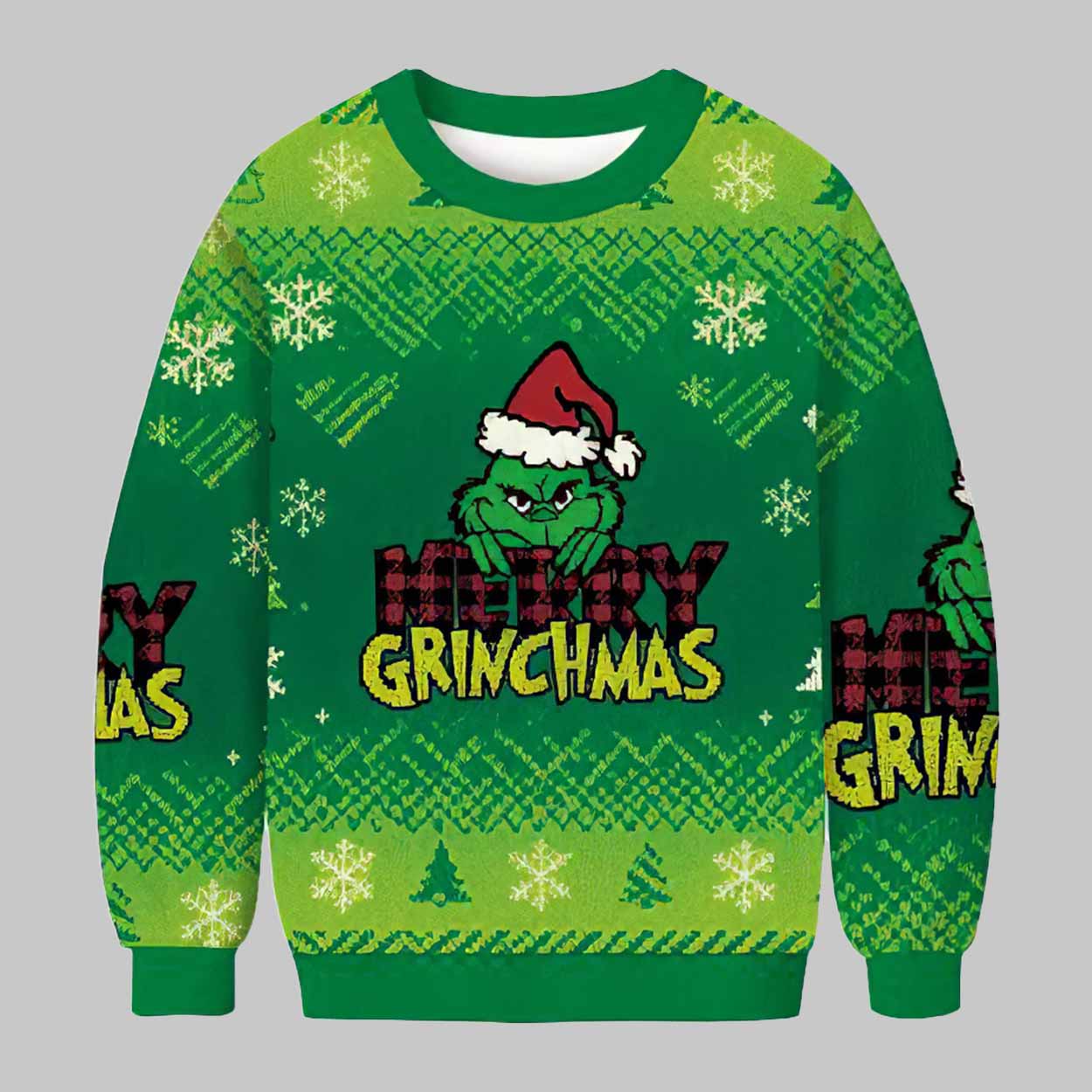 Merry Grnchmas Christmas Ugly Sweater Merry Grnchmas Christmas Ugly Sweater