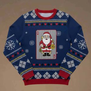 Ace of Santa Ugly Christmas Sweater