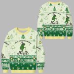 Off To Commit Tomfoolery Frog Ugly Christmas Sweater