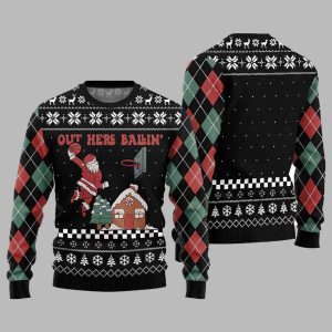 All Of The Otter Reindeer Ugly Christmas Sweater