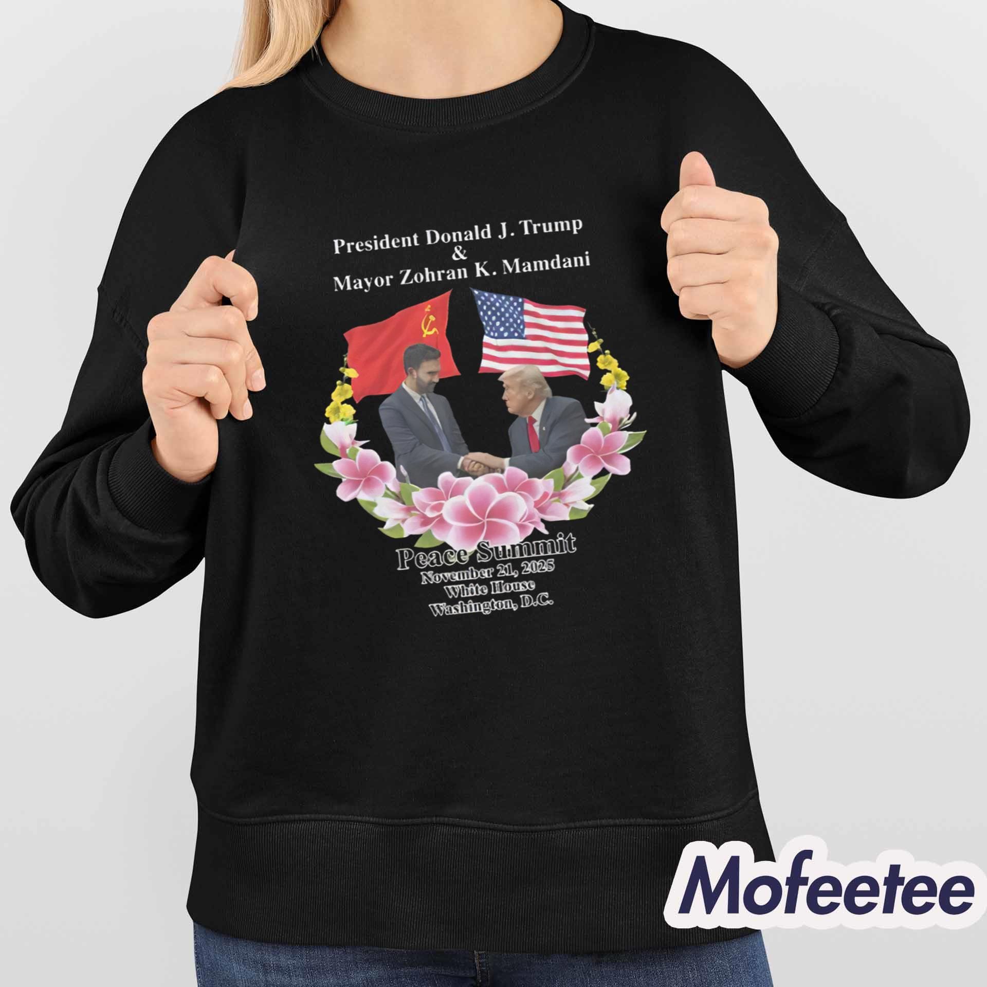 Peace Summit Donald Trump and Zohran Mamdani Shirt Peace Summit Donald Trump and Zohran Mamdani Shirt